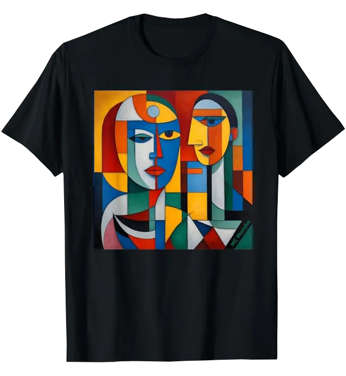 The Couple a Cubist inspired design exclusive to MC Muzyka.