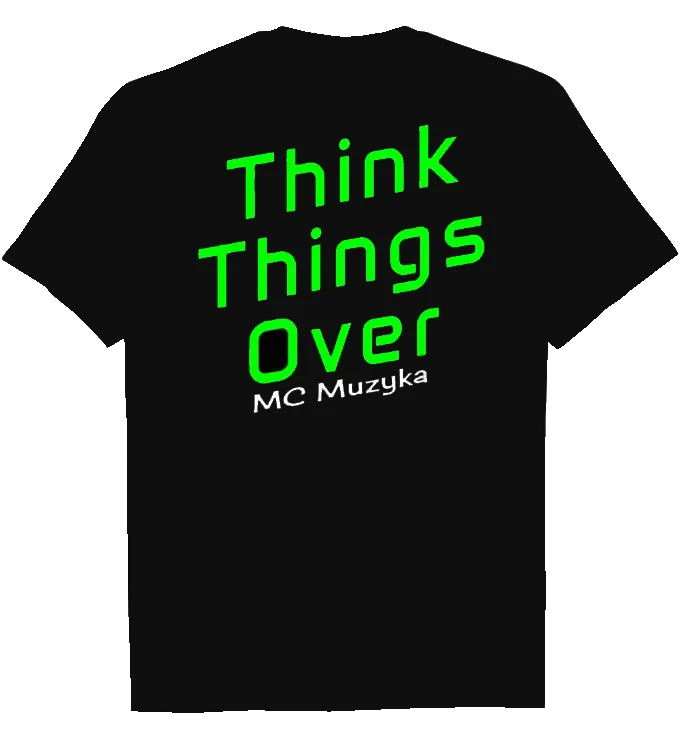 A design based on the cover for the single ThinkThingsOver